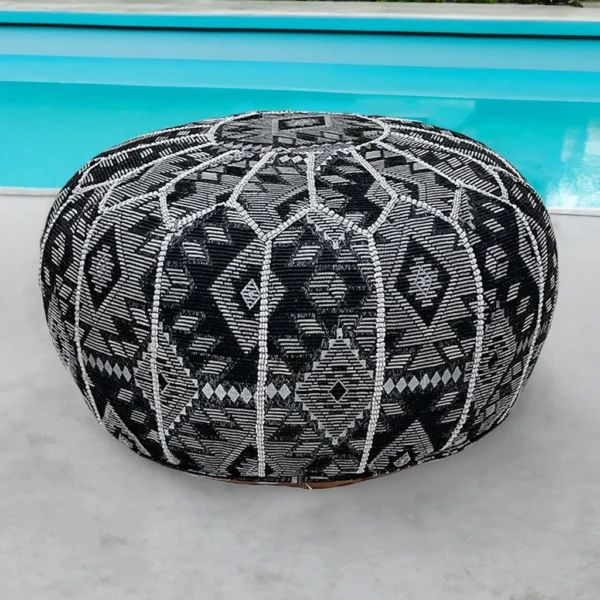 Moroccan Licorice Lullaby Pouf