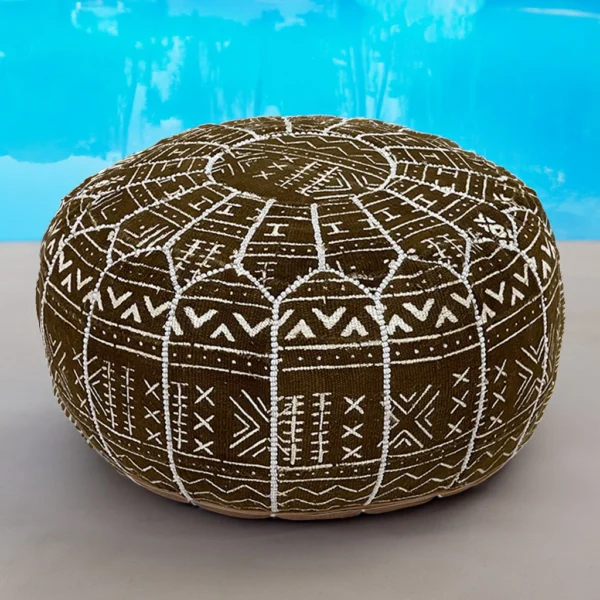 Moroccan Salted Brownie Pouf